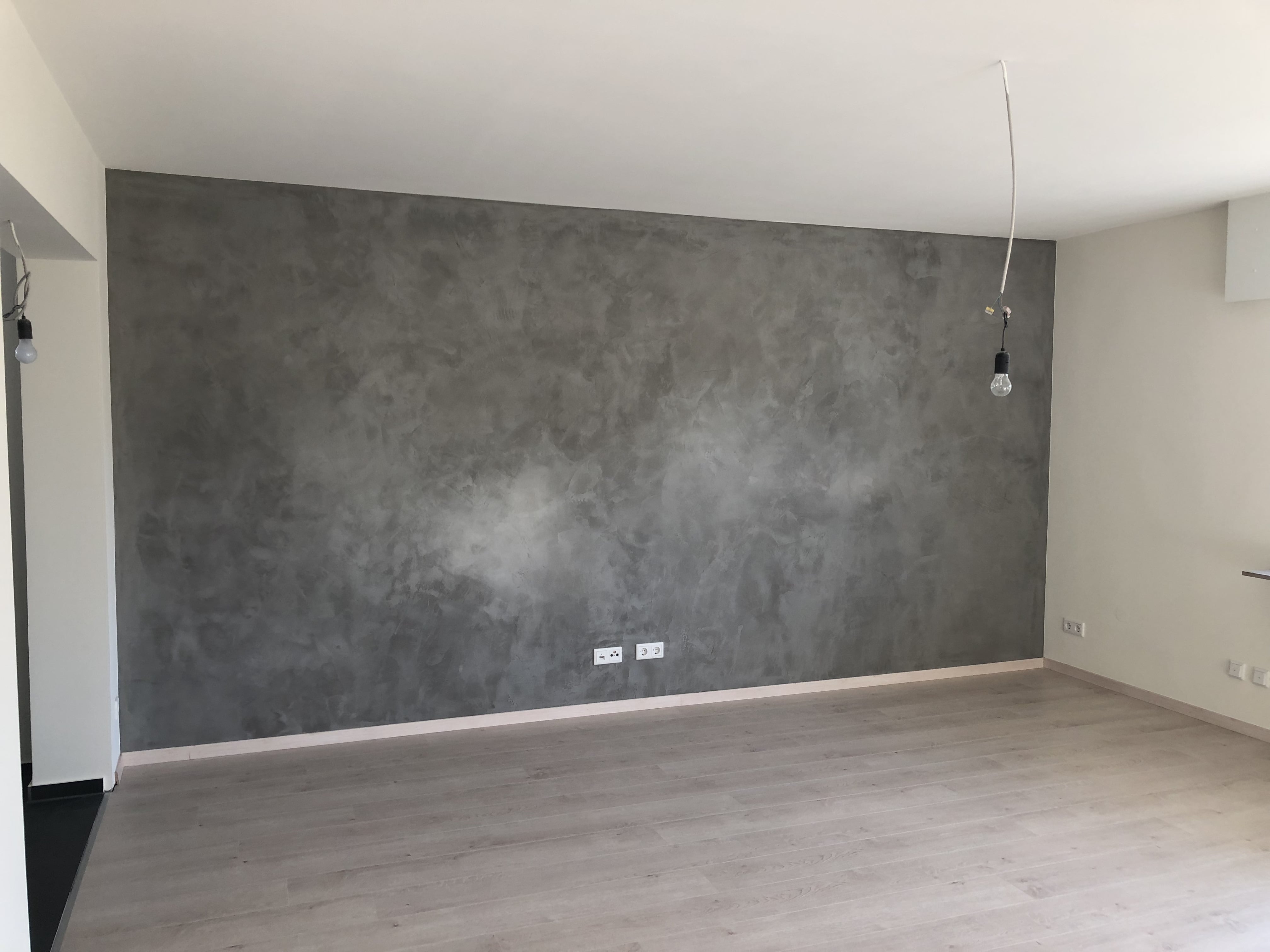 Betonoptik in Grau