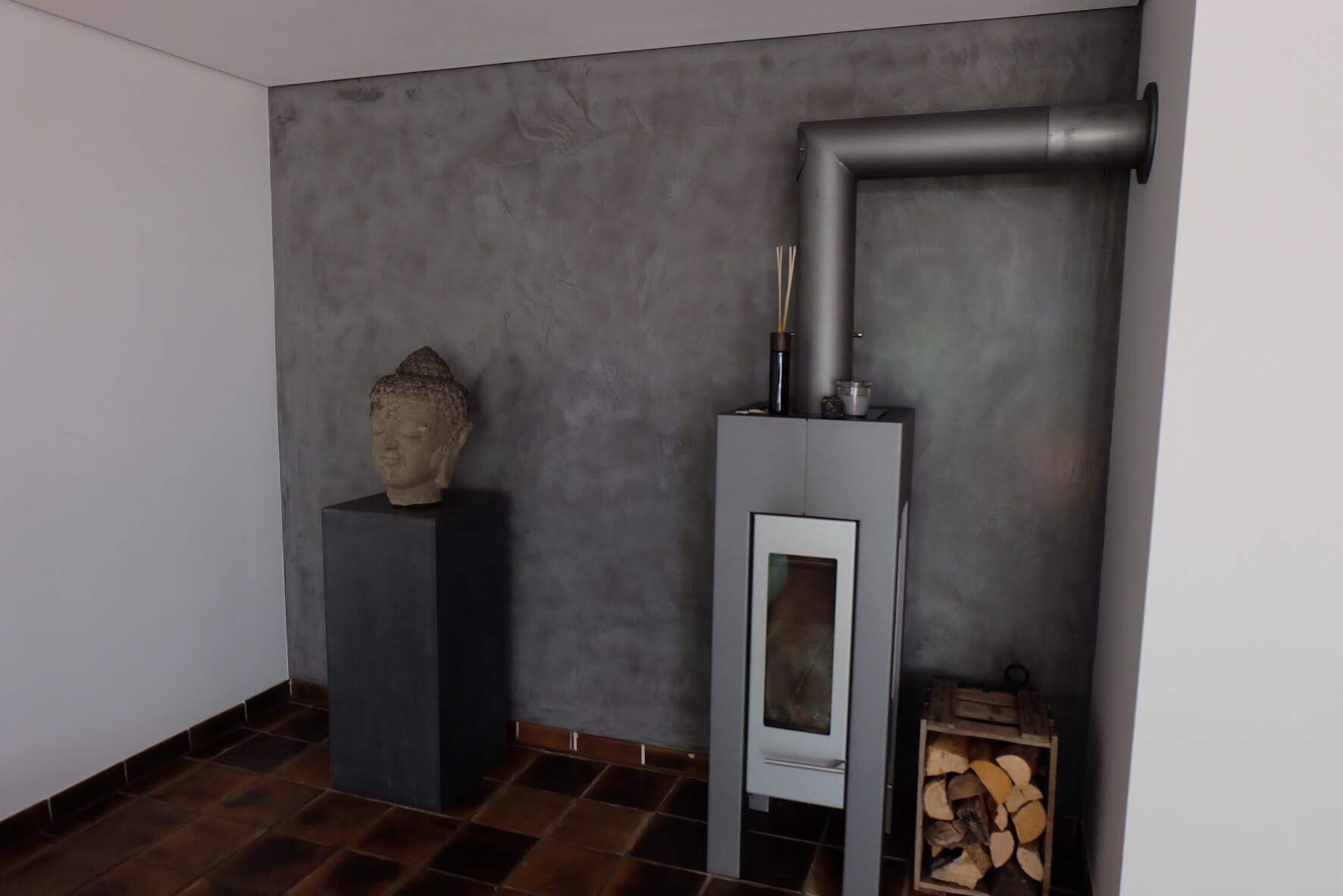 Betonoptik in Grau