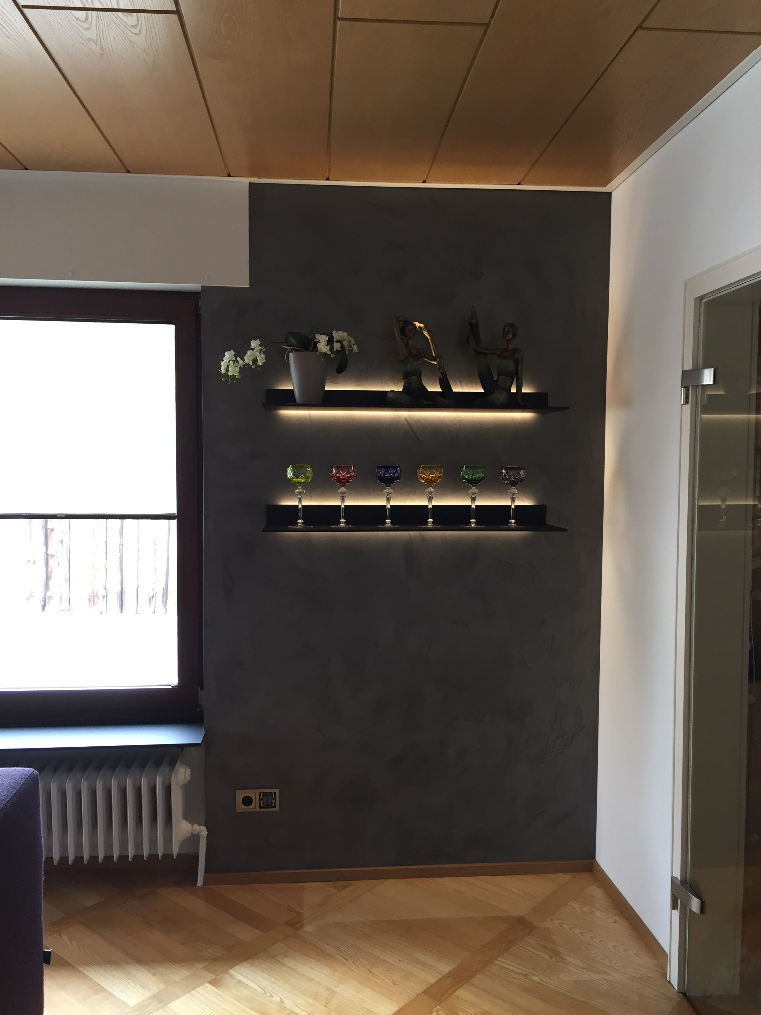 Betonoptik in Grau
